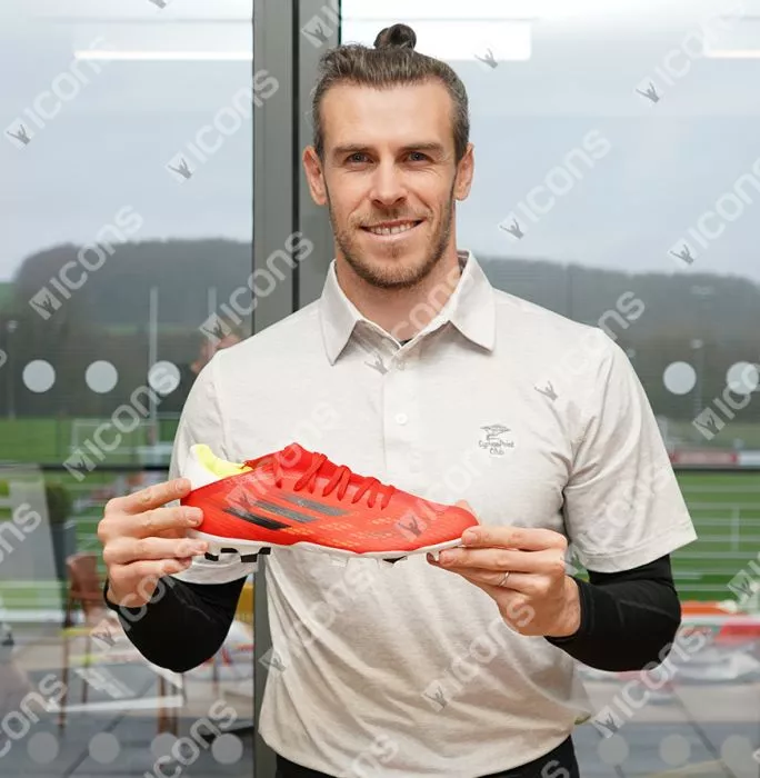 Gareth Bale Signed Red Adidas X Boot