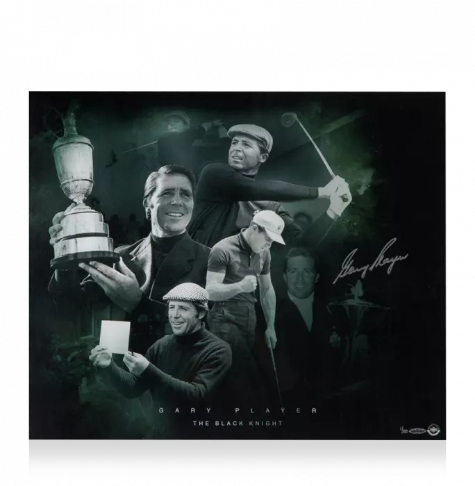 Gary Player Signed Print: The Black Knight