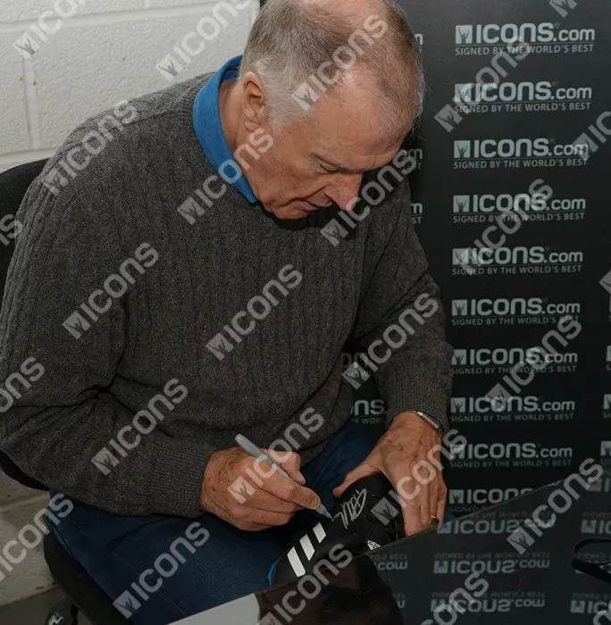 Geoff Hurst Signed Adidas Football Boot