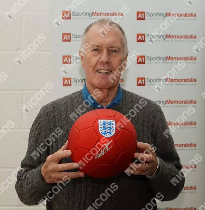 Geoff Hurst Signed Modern England Football