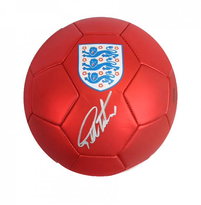 Geoff Hurst Signed Modern England Football