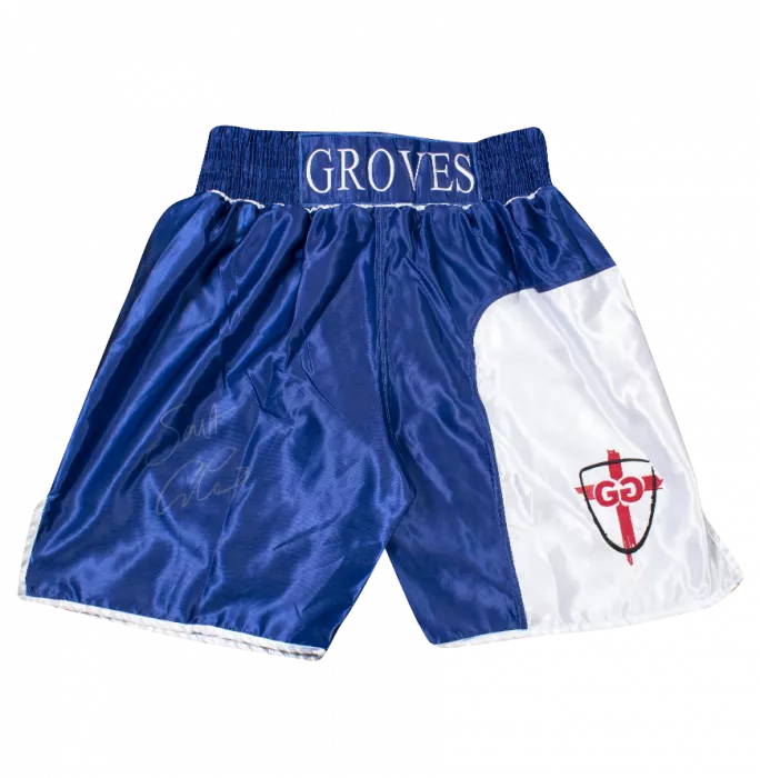 George Groves Signed Boxing Trunks