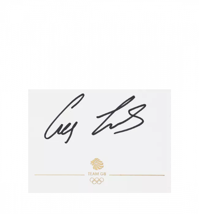 Geraint Thomas Signed Team GB Card