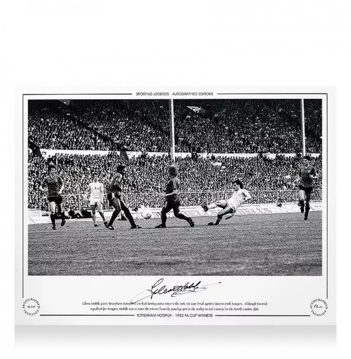 Glenn Hoddle Signed Tottenham Hotspur Photo