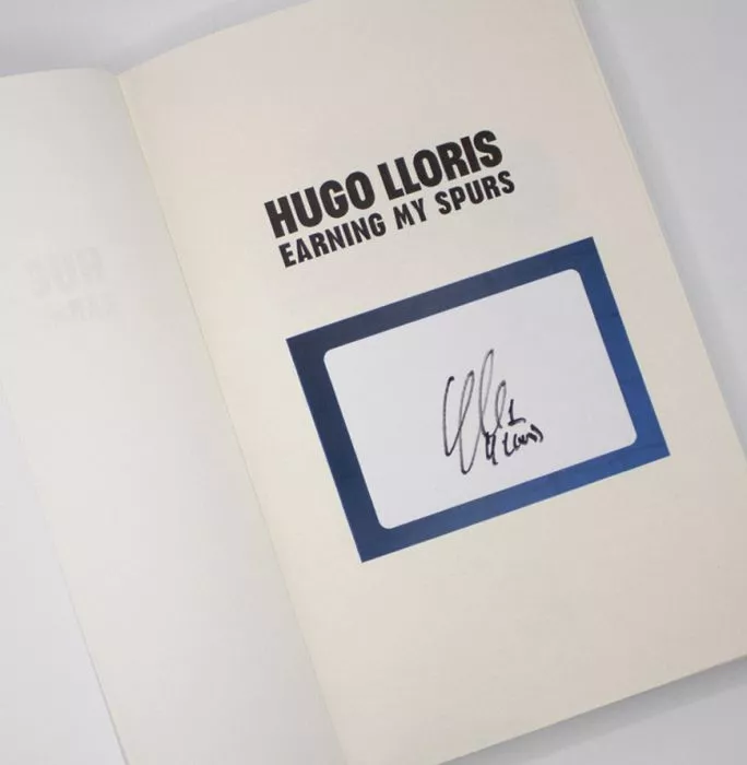 Hugo Lloris Signed Book - Earning My Spurs
