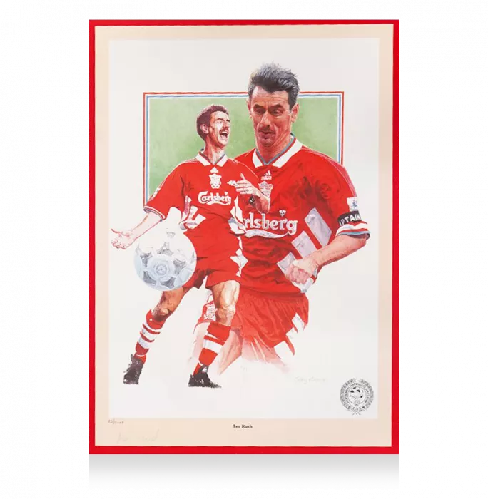 Ian Rush Signed Liverpool FC Photo