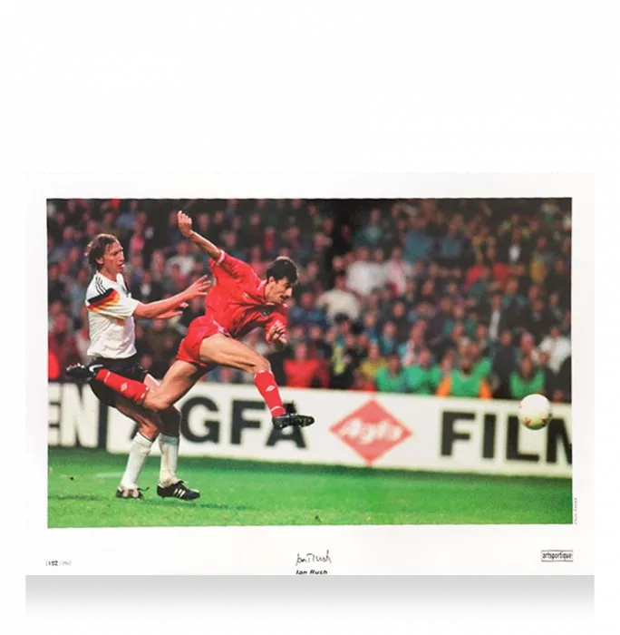 Ian Rush Signed Liverpool Photo