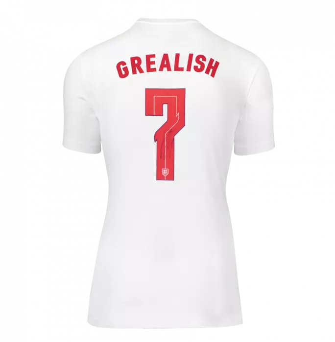 Jack Grealish Back Signed England T-Shirt