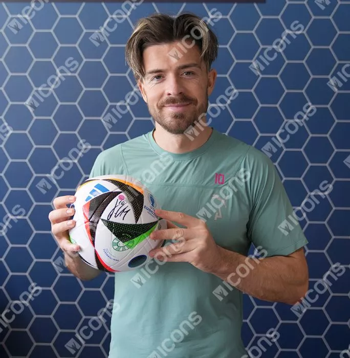 Jack Grealish Signed UEFA EURO 2024 Football