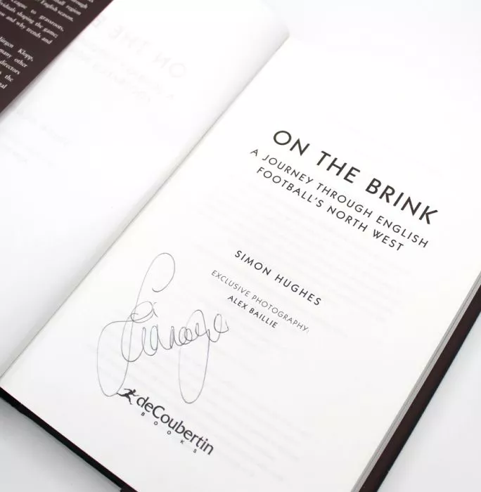 Jamie Carragher Signed Book: On The Brink