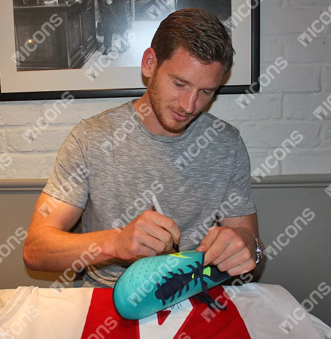 Jan Vertonghen Signed Blue Nike Magista Boot