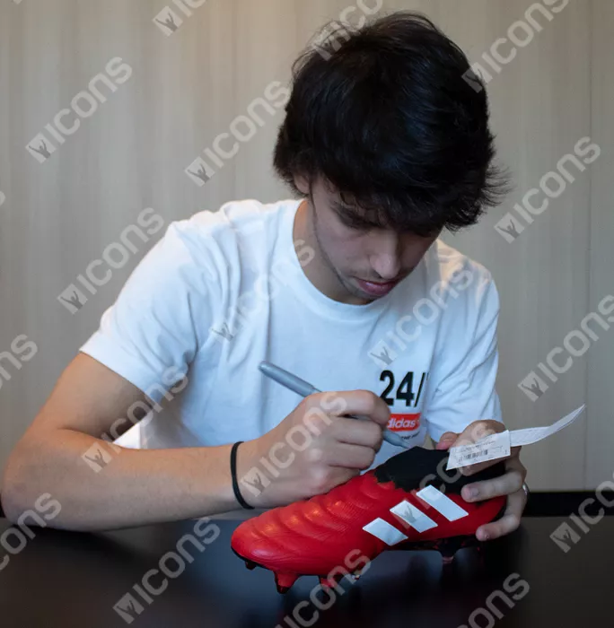 Joao Felix Signed Red Adidas Copa 20 Boot