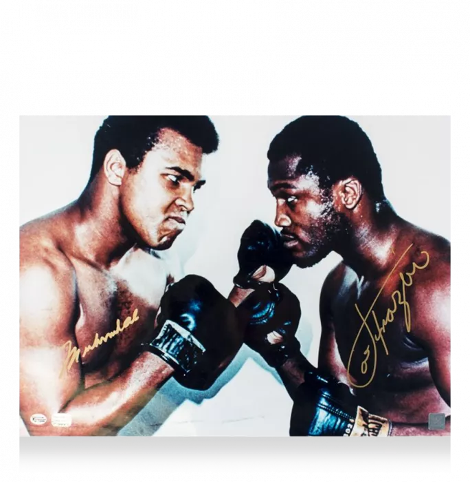 Joe Frazier & Muhammad Ali Signed Photo