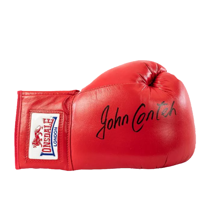 John Conteh Signed Lonsdale Boxing Glove