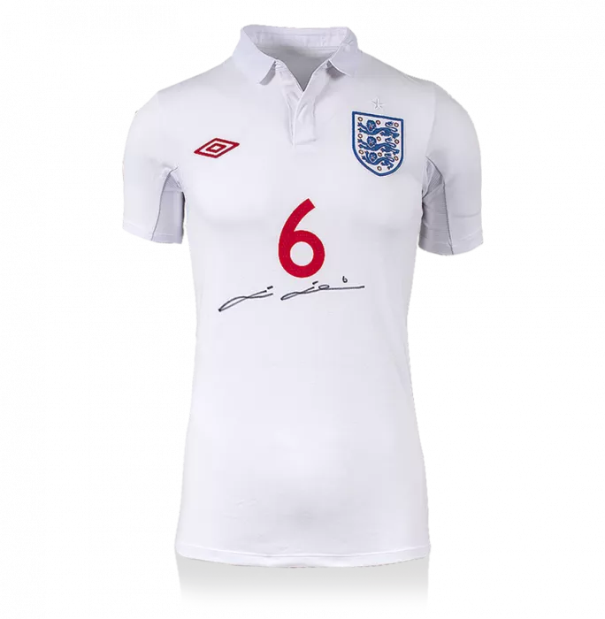 John Terry Front Signed England Home Shirt