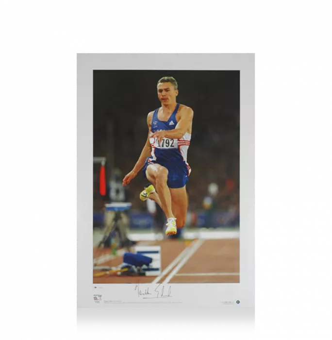 Jonathan Edwards Signed Team GB Photo