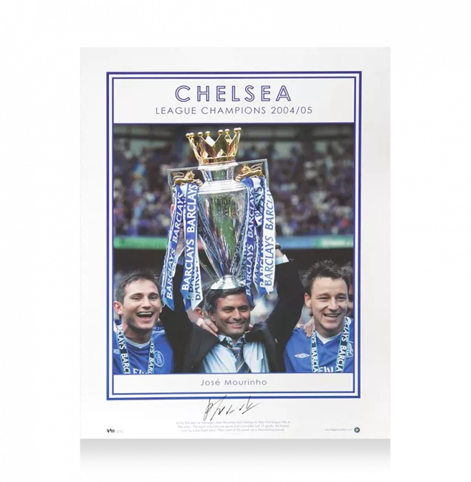 Jose Mourinho Signed Photo