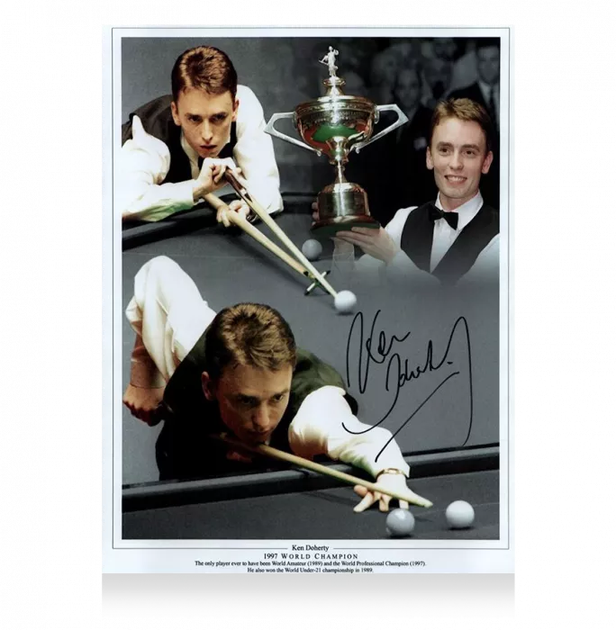 Ken Doherty Signed Photo