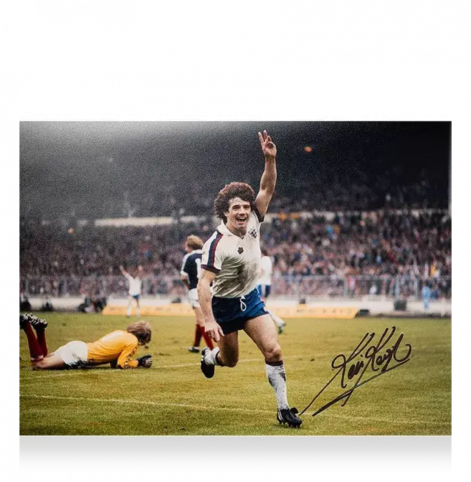 Kevin Keegan Signed England Photo