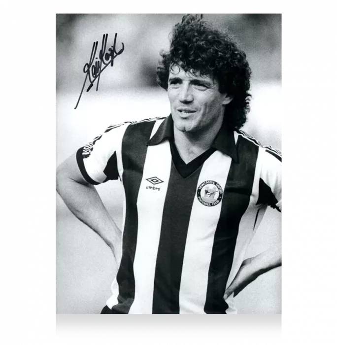 Kevin Keegan Signed Newcastle Photo