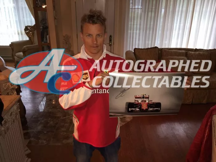 Kimi Raikkonen Signed Photo: Formula 1 Legend