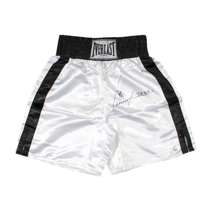 Lennox Lewis Signed Boxing Trunks