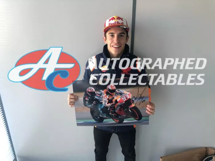 Marc Marquez Signed Photo: MotoGP Legend