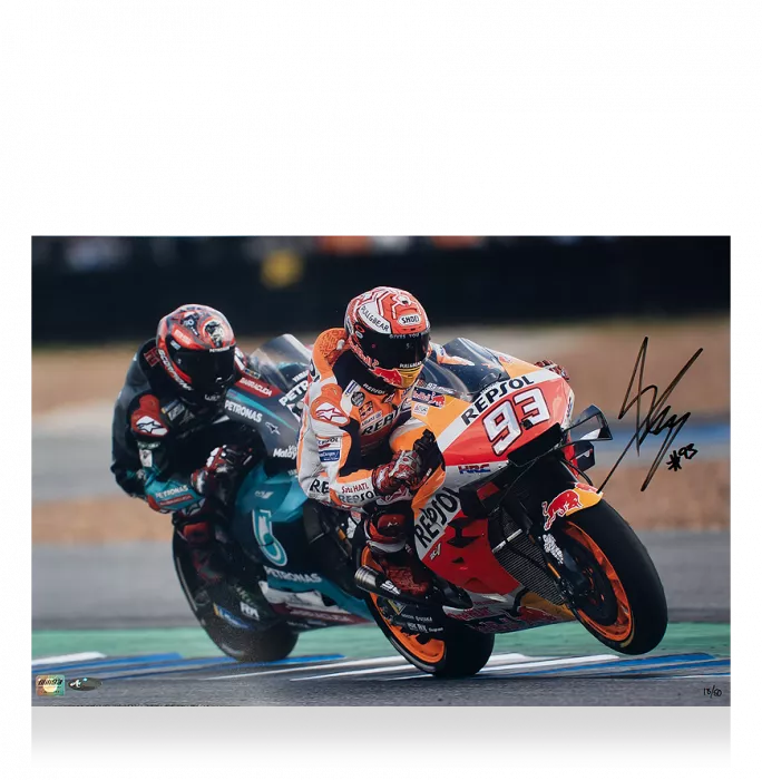 Marc Marquez Signed Photo: MotoGP Legend