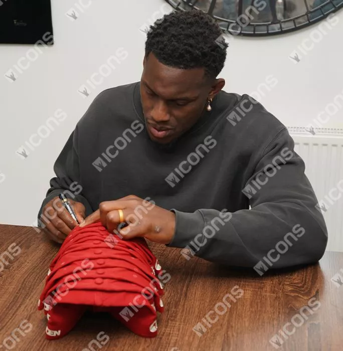 Maro Itoje Signed British & Irish Lions Cap