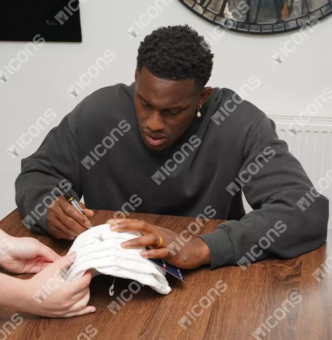 Maro Itoje Signed England Cap