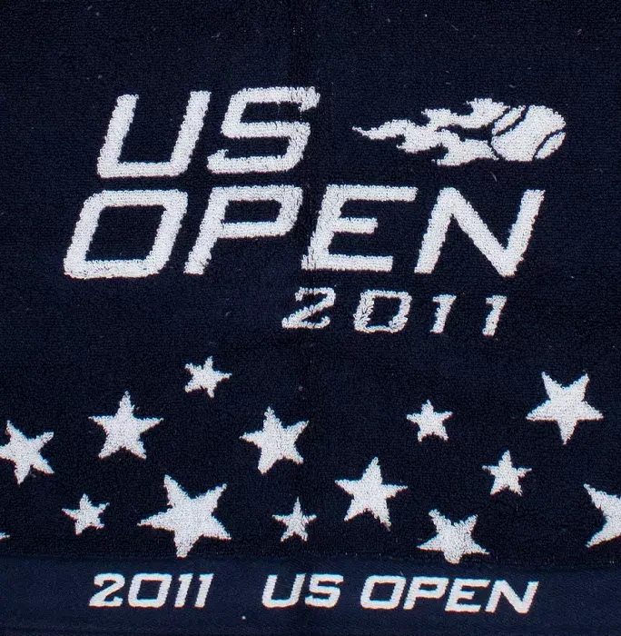 MATCH USED Novak Djokovic 2011 US Open Towel