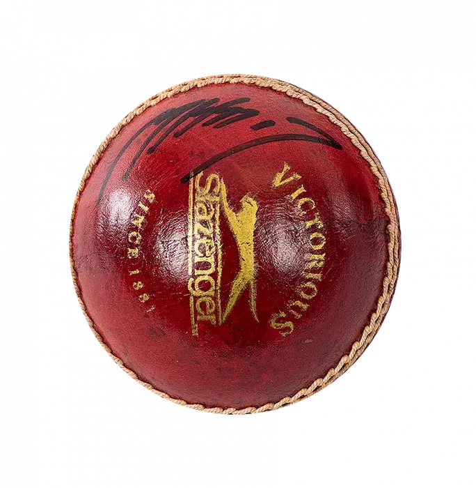 Matthew Hoggard Signed Red Cricket Ball