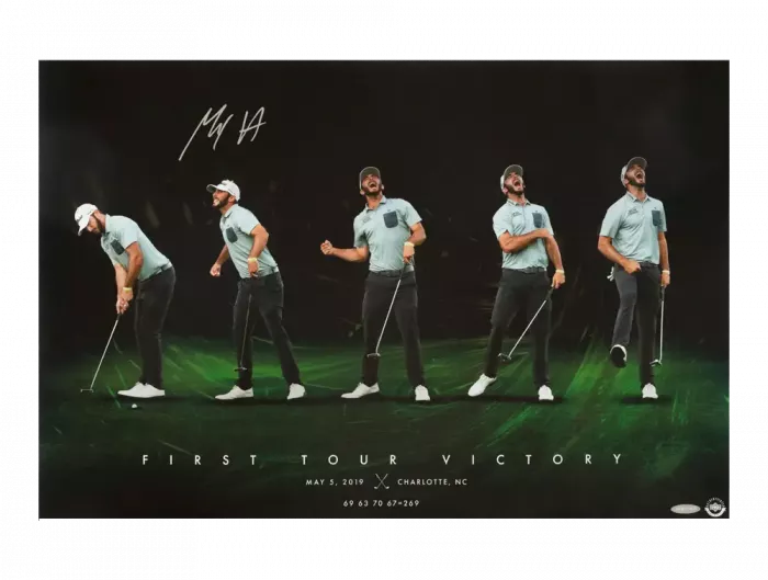 Max Homa Signed Photo: First Tour Victory