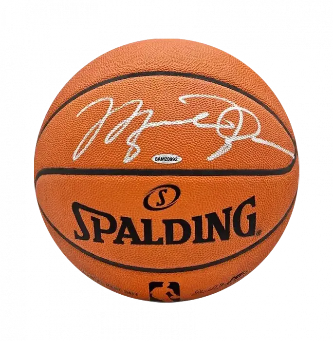 Michael Jordan Signed Spalding Basketball
