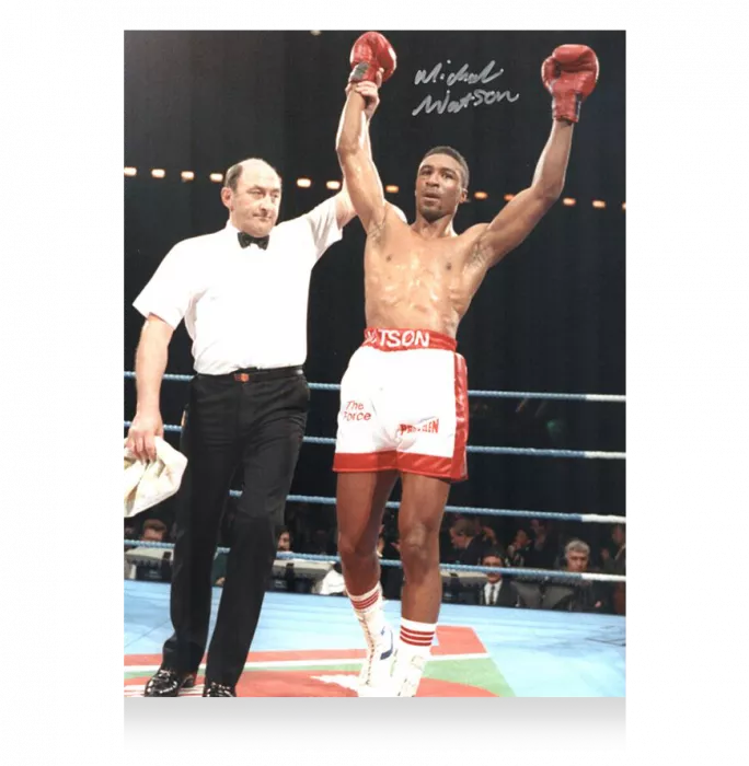 Michael Watson Signed Photo