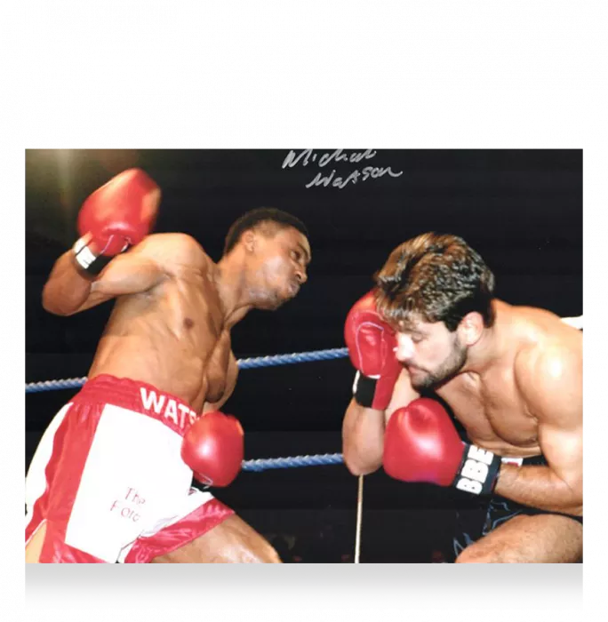 Michael Watson Signed Photo