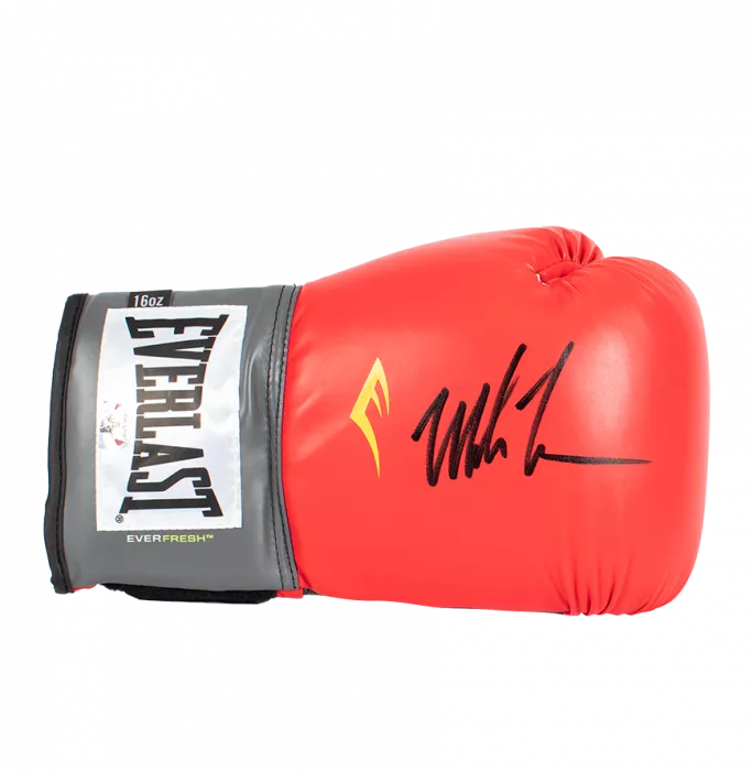 Mike Tyson Signed Boxing Glove: Everlast