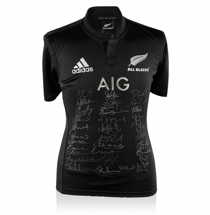 New Zealand 2016 Squad Signed Rugby Shirt