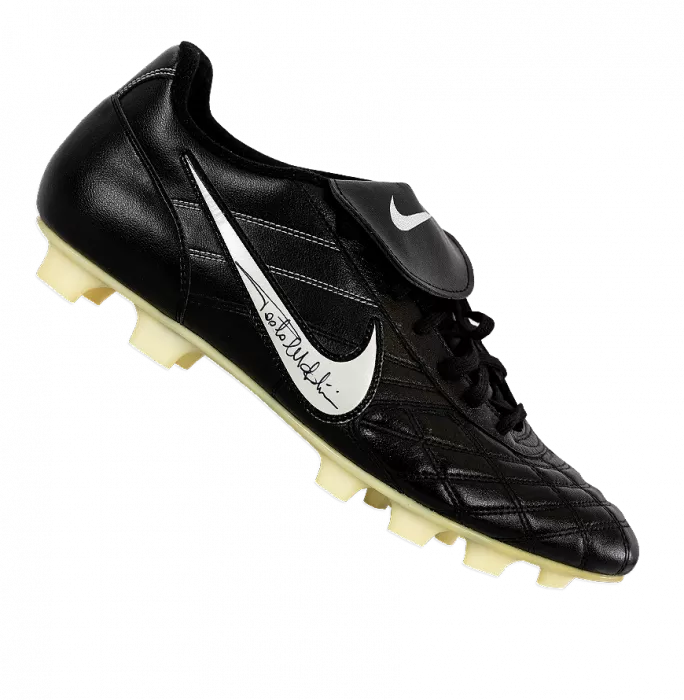 Paolo Maldini Signed Black Nike Tiempo Boot