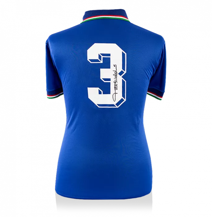 Paolo Maldini Signed Italy 1990 Home Shirt