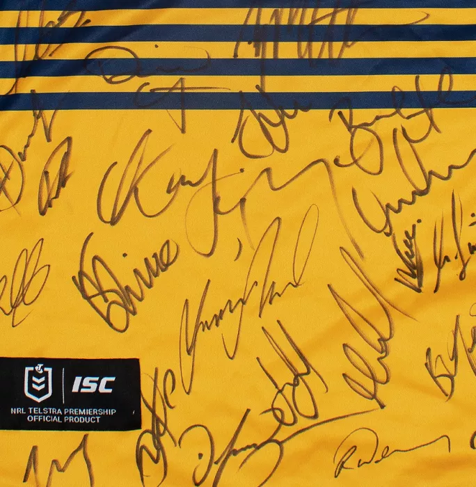 Parramatta Eels Squad Signed 2020 NRL Jersey