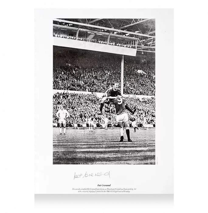 Pat Crerand Signed Manchester United Photo