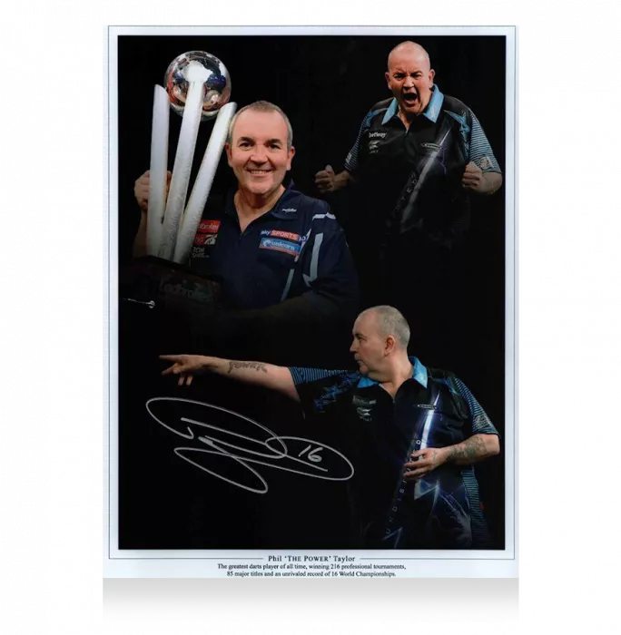 Phil Taylor Signed Photo