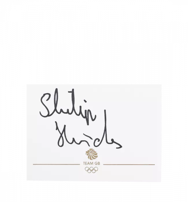 Philip Hindes Signed Team GB Card