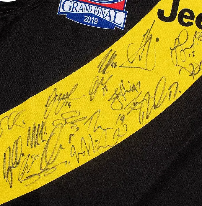Richmond Squad Signed 2019 AFL Guernsey