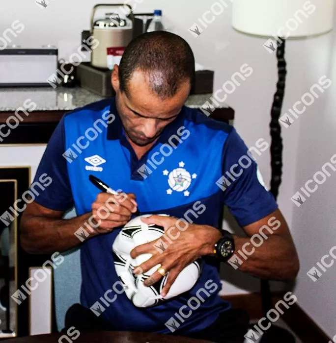Rivaldo Signed Adidas Tango Ball