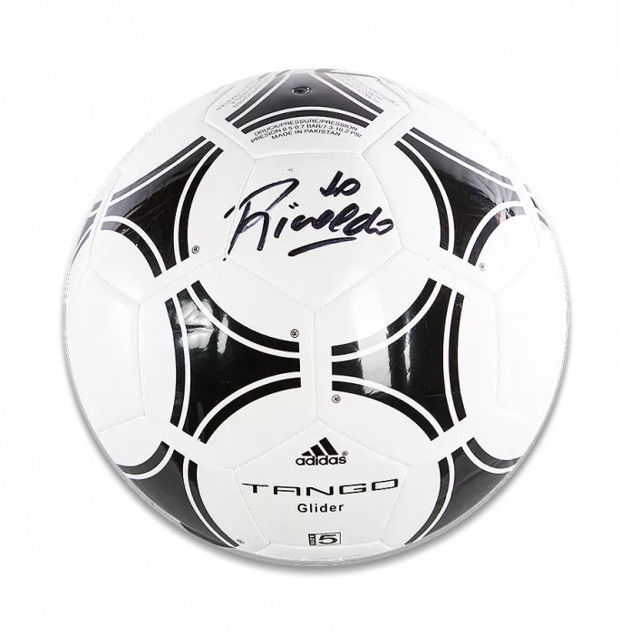 Rivaldo Signed Adidas Tango Ball