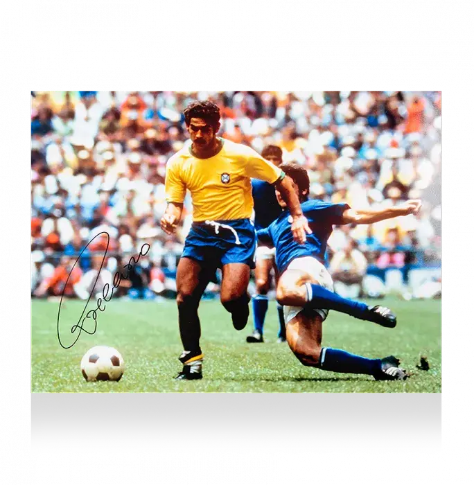 Rivelino Signed Brazil Photo