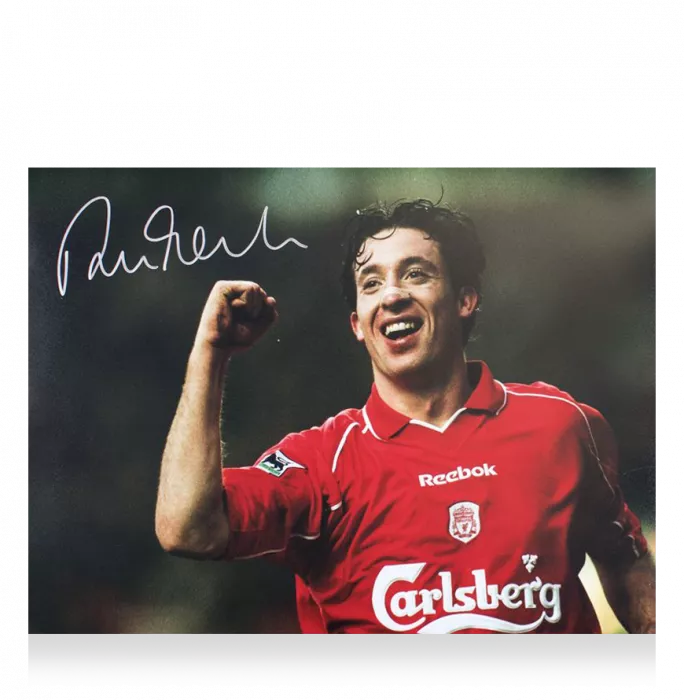 Robbie Fowler Signed Liverpool Photo