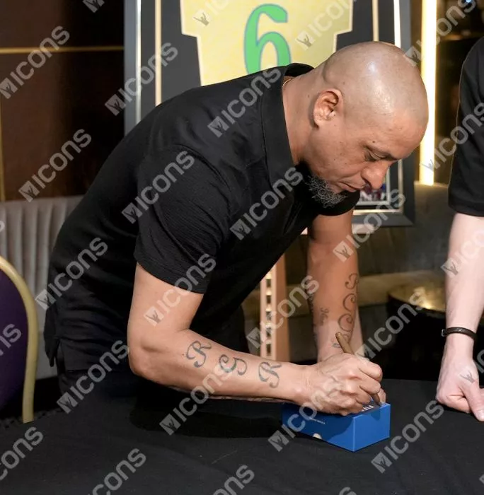 Roberto Carlos Signed FIFA World Cup Trophy